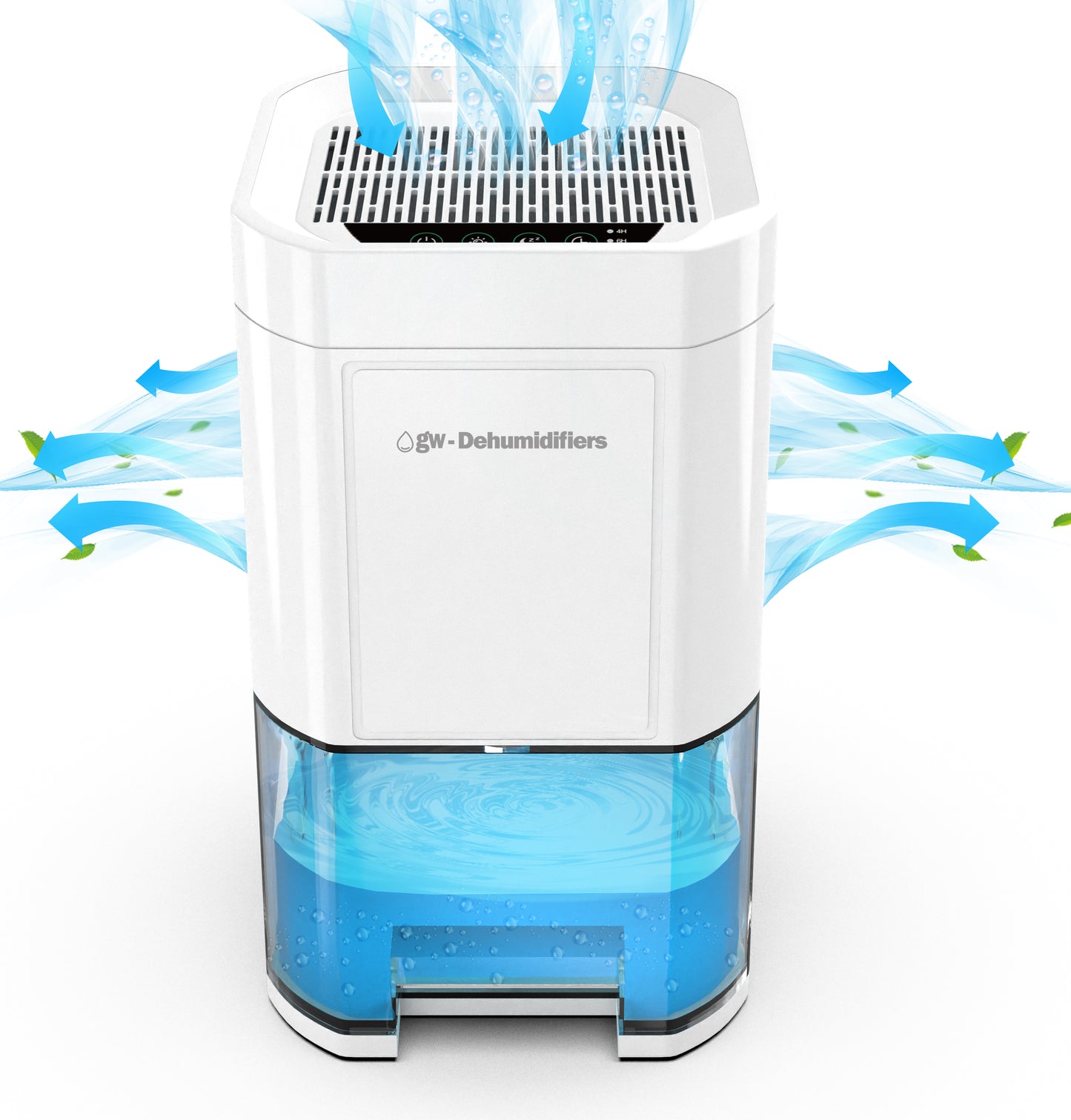 1000ml Gw-Dehumidifiers for Home Damp - Sleep Mode &amp; 7 Timer Options - Quiet Dehumidifier for Bedroom - Portable &amp; Auto Turn Off -Energy Efficient for Drying Clothes, Mildew Prevention &amp;Bathroom